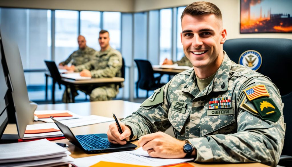 studying while in the military