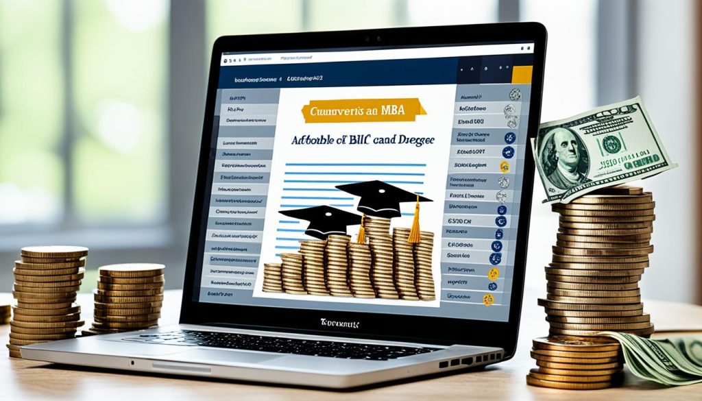 Affordable online MBA programs